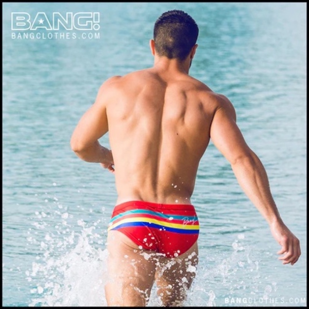 Bang Swimsuit XL runs small 35-36" waist XXL 37-38" waist New with tags - Picture 2 of 10